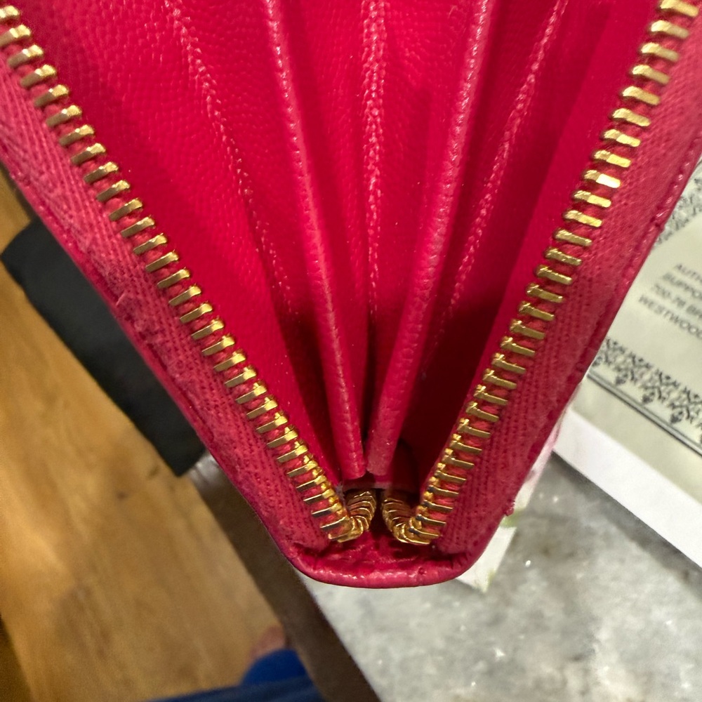Saint Laurent Pink Leather Wallet EUC. - Picture 15 of 16